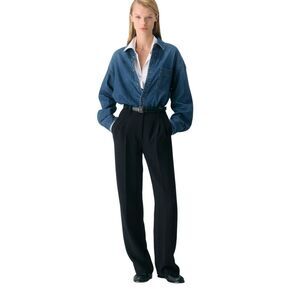 Aritzia Effortless Black Trousers - Curve Fit 6